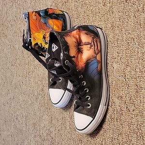 Converse superman shoes .................size men's 8 women's 10